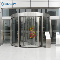 Puerta Giratoria Eléctrica de Vidrio con Acabado Moderno OREDY, con Tecnología de Levitación, Impermeable, para Uso Interior en Hoteles