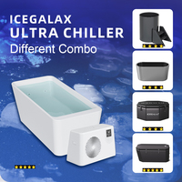 Machine à glace et refroidisseur Smart Wifi 1HP 110V/220V pour bain de glace et récupération sportive & thérapie froide à domici