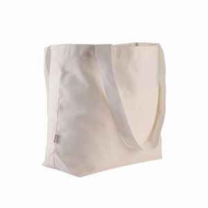 Wholesale Fashion Eco Friendly Custom Reusable Print Recycle Grocery Cotton Canvas Fabric Shopping Tote <b>Bag</b> - Product Image 3