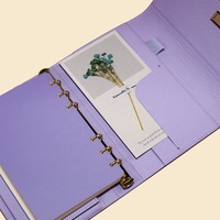 Agenda 2026 en cuir PU à trois volets du fabricant d'origine, avec pages intérieures rechargeables, impression personnalisée et reliure à anneaux