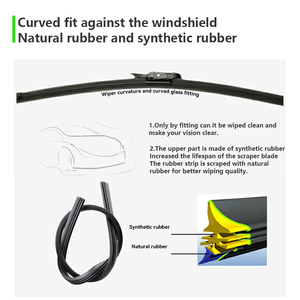 Escobilla <span class=keywords><strong>Limpiaparabrisas</strong></span> sin Marco <span class=keywords><strong>Valeo</strong></span> de Alta Calidad, la Más Vendida para el 99% de los Modelos de Coches, Incluyendo BMW, VW, Chery, con Material de Goma - Product Image 5