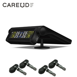 Hệ Thống Giám Sát Áp Suất Lốp Năng Lượng Mặt Trời TPMS Cảnh Báo Nhiệt Độ Tiết Kiệm Nhiên Liệu Với 4 Cảm Biến Bên Trong Giám Sát Áp Suất Lốp Xe Hơi - Product Image 3