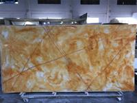 Pierre translucide artificielle de bonne qualité Panneau mural intérieur en onyx rétro-éclairé Feuilles de marbre translucide en onyx