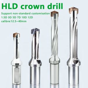 Hld Kroon U-Vormige Boren, Diameter 12.5 Tot 40 Mm, Diepte 2d/3d/5d/8d/10d, Carbide Insert - Product Image 2
