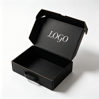 Boîte de rangement moderne personnalisable en carton pour vêtements, chaussettes, fourrures, avec gaufrage de qualité et pelliculage brillant ou mat