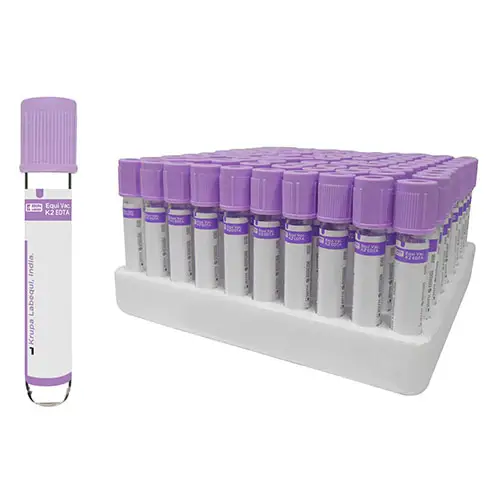 Medical disposable purple k2 k3 edta vacutainer sampling tubes 1ml 8ml