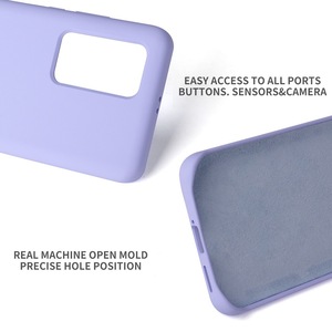 Custodia in <span class=keywords><strong>Silicone</strong></span> Premium in microfibra per Samsung A13 A23 A33 A53 A03 A20 A30 A40 A10S <span class=keywords><strong>A51</strong></span> A41 custodia posteriore in <span class=keywords><strong>Silicone</strong></span> con lati pieni - Product Image 4