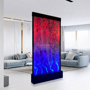 Panel de Cascada de Burbujas Acrílicas, Panel Decorativo de Pared Interior para Restaurante, Hotel o Bar con Efecto Luminoso LED - Product Image 1