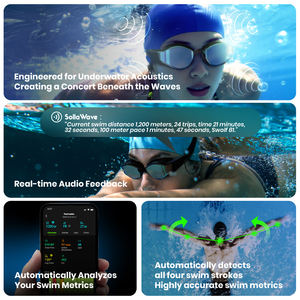 משקפי שחייה חכמים עם בינה מלאכותית סיטונאיים למבוגרים גברים נשים ונוער עם אטמי אוזניים וקופסה - Product Image 3