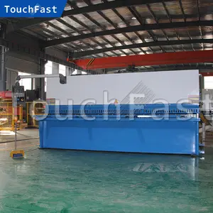 Touchfast Qc 11K Qc 12K 6X1600 Guillotine Scheermachine Roestvrijstalen Metalen Plaatplaatsnijmachine
