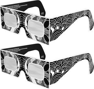 Gafas para Eclipse Solar, Certificadas EN ISO 12312-2, Visores Solares Seguros para Observación Directa del Sol, Filtros de Alta Definición - Product Image 3