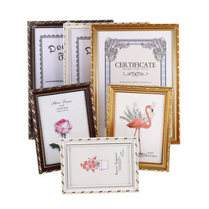 <b>PS</b> foam photo frame 6 7 8 10-inch photo display stand, A4 document frame, certificate frame, business license photo frame - Product Image 1