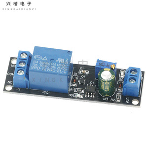 Xingkai dianzi โมดูลรีเลย์12V ตัวจับเวลา10A ดีเลย์สวิตช์เดี่ยวมีเสถียรภาพสำหรับรถยนต์1-10วินาที - Product Image 1