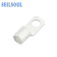 Terminal carré CB de Taiwan, câble de connexion Non isolant à terre nue, cosses de Terminal en cuivre de Type à sertir