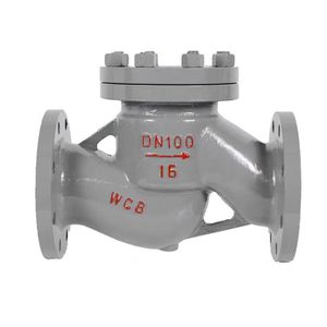 Vanne de retenue unidirectionnelle en acier moulé H41H-16C 25C, à bride, à levage pneumatique, pour arrêt d'eau - Product Image 5