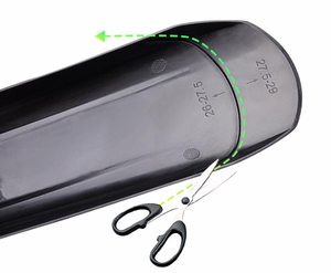 Garde-boue intégral RBRL Muddy Road avec <span class=keywords><strong>sangle</strong></span> Velcro pour vélos de montagne de 26 à 29 pouces - Product Image 6