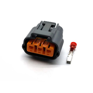 Conector de bobina de encendido de 4 pines de plástico gris para Nissan Mazda RX8 61950009 61950012 - Product Image 3