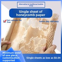 Rouleau de papier kraft alvéolé biodégradable, résistant aux chocs, pour emballage logistique, livraison express, céramique