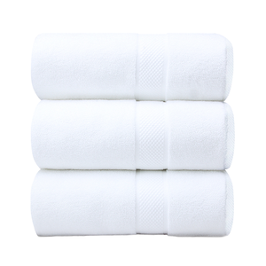 <span class=keywords><strong>Set</strong></span> <span class=keywords><strong>di</strong></span> <span class=keywords><strong>asciugamani</strong></span> da bagno a 5 stelle <span class=keywords><strong>di</strong></span> qualità per Hotel <span class=keywords><strong>di</strong></span> lusso 100% cotone bianco lavorato a maglia monouso in tinta unita neutro - Product Image 2