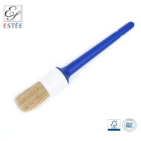 Lot de 5 pinceaux ronds pour détails de peinture avec logo personnalisé pour voitures