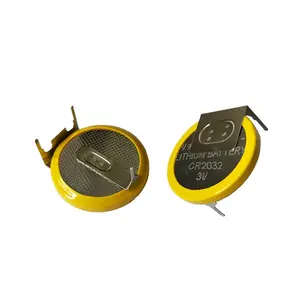 3v CR2032 pin 锂电池 cr2032 带焊料标签的电池
