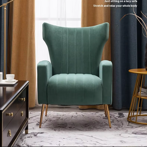 Chaise de canapé à dossier haut nordique simple faite à la main IB611 Durable très Offre Spéciale pour l'appartement à la maison exporté dans plus de 50 pays - Product Image 1