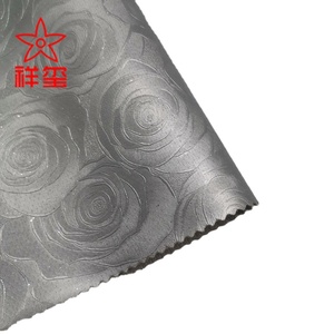 Imperméable à l'eau en relief paillettes PVC cuir Rose décoratif Requins cuir synthétique pour sacs meubles canapés gants Textiles de maison - Product Image 1