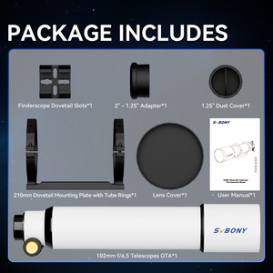 Svbony Refracting Telescope 102mm F6.5 Dual Speed Focuser Fmc Coating Astronomical Observation - Product Image 3
