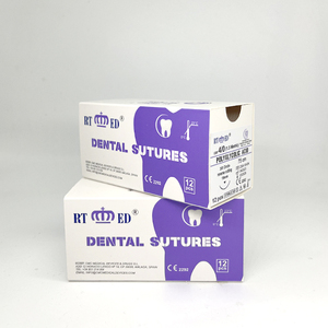Sutura <span class=keywords><strong>dental</strong></span> seda e Nylon 3/0 seda sutura agulha seda trançado suturas cirúrgicas para odontologia - Product Image 2