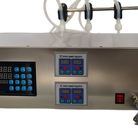 Machine de remplissage de liquides électrique à quatre têtes 3.2L 5L, de table, en acier inoxydable, à quatre buses, manuelle et automatique, pour cosmétiques et aliments