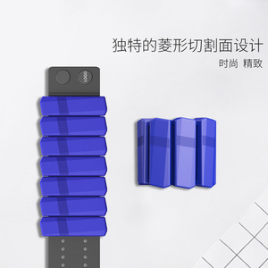 Pulsera Deportiva de Silicona con Peso R03 Azul, Duradera, Ajuste Universal para Correr, Yoga y Fitness - Product Image 4