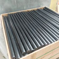 Tige en nylon noir Diamètre 90mm Barre ronde en polyamide Tige en nylon d'ingénierie PA6
