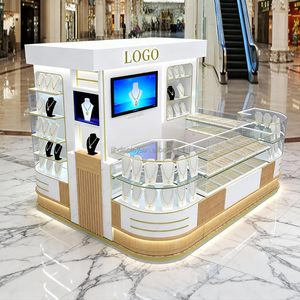 Hiện đại Cửa hàng đồ trang sức thiết kế nội thất trang sức hiển thị Showcase tùy chỉnh đồ trang sức kiosk cho cửa hàng hiển thị và đồ nội thất - Product Image 4
