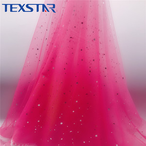 <strong>Rainbow</strong> Tulle Colorful Printed Ombre Gradient Warp Knit 20D 100% Polyester Lightweight Fabric for Girls <strong>Wedding</strong> <strong>Dresses</strong> - Product Image 2