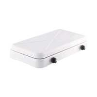 Table de cuisson à gaz 5kW portable personnalisée Tyler Table Top Butane 3 cuisinières à gaz avec couvercle