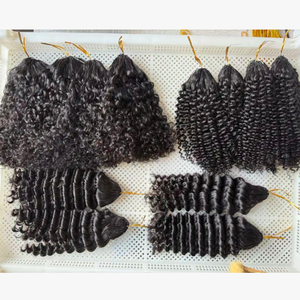 Extensiones de Cabello Humano Rizado Pixie, Extensiones de Cabello Humano de Crochet de Buena Calidad, Extensiones de Cabello Humano de Crochet con Nudos Milagrosos - Product Image 2