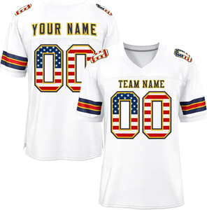 Camiseta de fútbol americano personalizada, camiseta cosida con nombre y número, Camiseta deportiva para hombre, uniforme de entrenamiento, camisetas de fútbol - Product Image 2