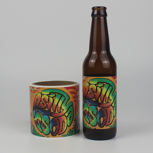 Waterproof 330ml Vinyl Adhesive Sticker, Beer <strong>Bottle</strong> Sticker Energy Drink <strong>Bottle</strong> <strong>Label</strong> Beer <strong>Plastic</strong> Sticker Vinyl <strong>Label</strong> <strong>Printing</strong> - Product Image 3