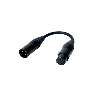 Fconnr 20cm Microphone bảo vệ XLR <span class=keywords><strong>DMX</strong></span> Adapter Cáp <span class=keywords><strong>5</strong></span> pin nữ Để 3 pin nam - Product Image 1