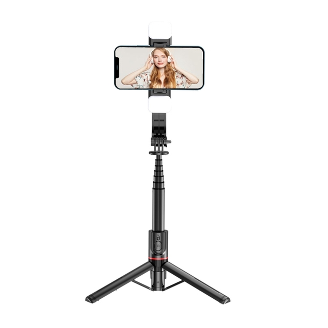 L12D Wireless Remote Control Tripod Detachable Fill Light Selfie Stick Phone Holder Tripod