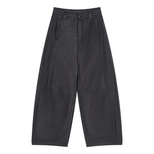 <span class=keywords><strong>Pantalones</strong></span> de chándal holgados con cordón de 1000G, 500G, 350G, vaqueros de mezclilla japonesa selvedge, vaqueros holgados al por mayor <span class=keywords><strong>para</strong></span> mujer y <span class=keywords><strong>hombre</strong></span> - Product Image 2