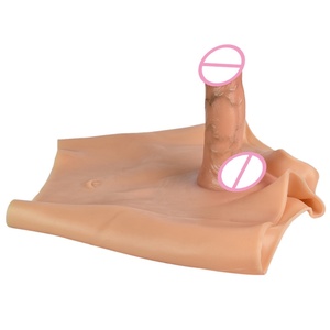 SXXY Silicone <b>Dildo</b> Pants Realistic Cock Wearable <b>Dildos</b> Lesbian Wear Flexible Sex Pants Sex Toys for Lesbian - Product Image 1