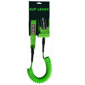SUP Laisse 8/10 pieds enroulé Premium Stand Up <span class=keywords><strong>Paddle</strong></span> Board Laisse Rester à bord <span class=keywords><strong>Sangle</strong></span> de <span class=keywords><strong>cheville</strong></span> Choisissez les couleurs - Product Image 1