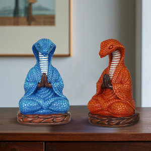 Ornement <span class=keywords><strong>de</strong></span> serpent en résine pour la <span class=keywords><strong>méditation</strong></span>, posture assise, animal, décoration <span class=keywords><strong>de</strong></span> bureau, <span class=keywords><strong>de</strong></span> maison, <span class=keywords><strong>de</strong></span> bibliothèque - Product Image 1
