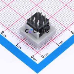 K6-6133D-L1-02 Push Button Switch Through hole Component (THT) Switch Self-Locking Square Button Through Hole 50mA - Product Image 2