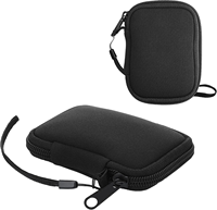 Étui pour écouteurs en néoprène avec poche intérieure en maille, pochette de rangement à fermeture éclair pour écouteurs, aides auditives, écouteurs sans fil, organisateur de voyage