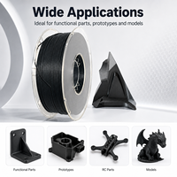 Filamen Printer 3D Anti Statis ESD PLA Serat Karbon 1.75mm 1kg Spool Konduktif untuk Casing Elektronik Drone
