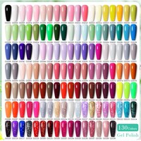 BORN PRETTY 130 couleurs MSDS Vernis à ongles en gel brillant solide 10 ml Vernis en gel UV semi-permanent à faire tremper pour salon