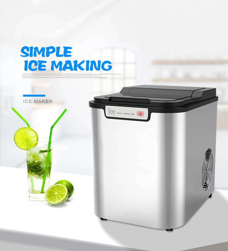Профессиональный бытовой льдогенератор 12 кг, небольшая портативная Автоматическая круглая машина для производства льда, пуля для общежития, молочного чая, магазина 120