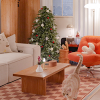 Paravent de séparation d'espace en bambou pour la décoration de la maison de Noël, cloison pliante, séparateur d'espace autoportant pour l'intérieur